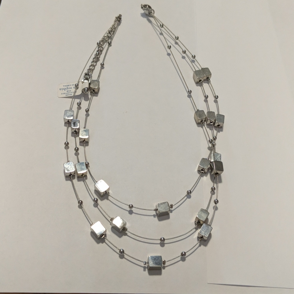 Lia Sophia three layer necklace